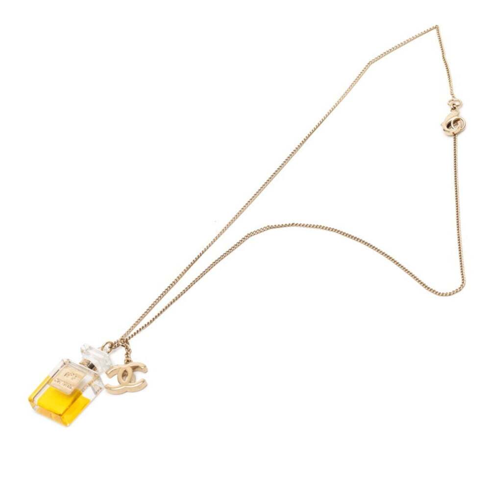 CHANEL Gold Logo Necklace - Picture 3 of 5